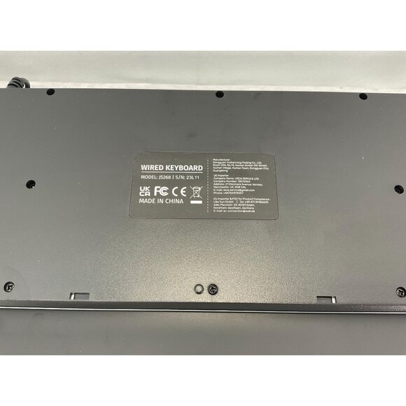 Gaming Keyboard, 104 Keys All-Metal Panel, Light Up Wired Keyboard for PC Mac Ga - Picture 10 of 10